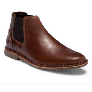Steve Madden Brown Leather Chelsea Boots